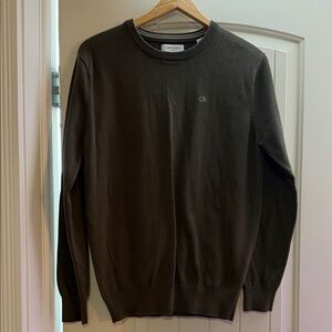 Calvin Klein Dark Brown Crewneck Sweater